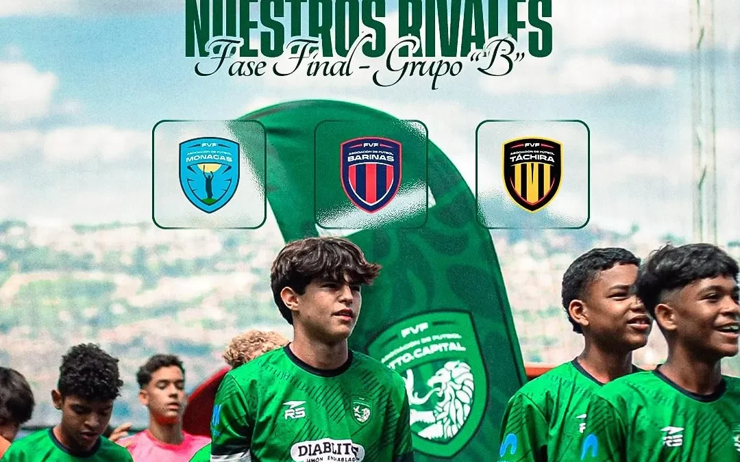 Distrito Capital tiene definidos rivales para la Fase Final de los Juegos Nacionales FVF 2026