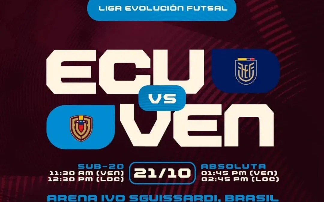 Venezuela con todo en la CONMEBOL Evolución Sub 16 de Futsal Masculino