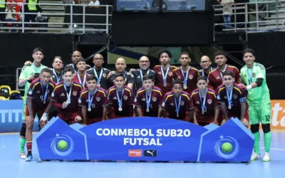 Venezuela subcampeón del Sudamericano Sub 20 de Futsal Masculino en Barquisimeto